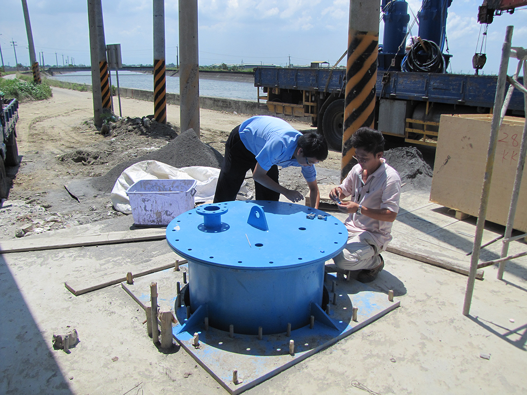 Improvement project for emergency purpose of Gangqian pump station at Dongshi Township, Chiayi County. Improvement project for emergency purpose of Gangqian pump station at Dongshi Township, Chiayi County.